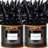 10/60 Stück Schwarze Künstliche Eukalyptusstiele Blatt Halloween Seidenpflanzen Blatt Zweig Party Event Blumengebinde Heimdekoration