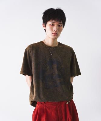 CONECTX Graphic Washed Cotton T-Shirt