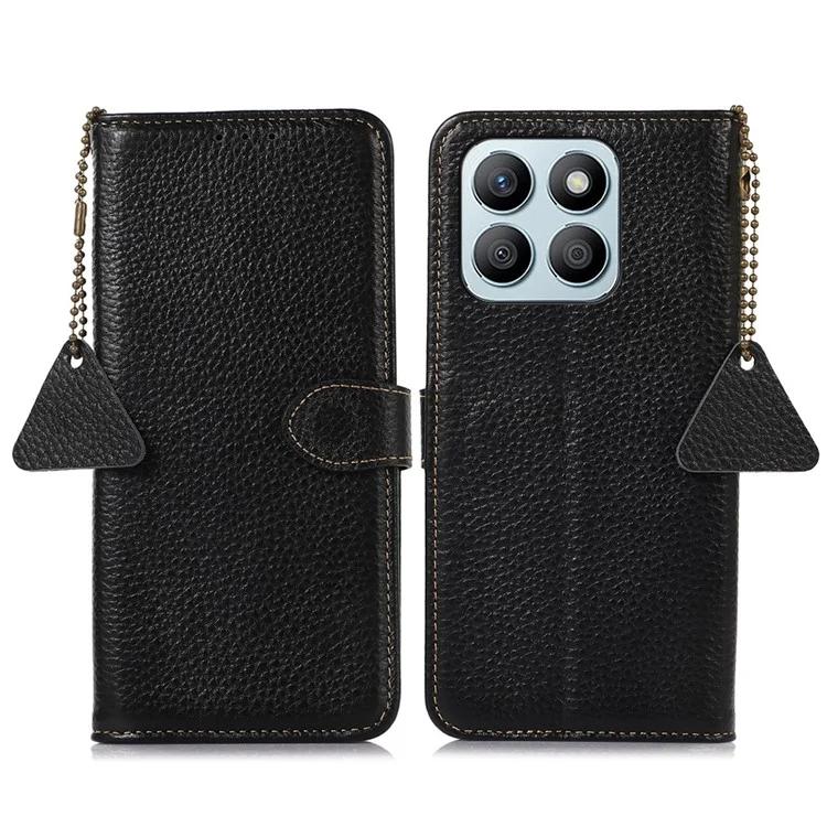 

Чехол для телефона Honor X8b 4G из натуральной коровьей кожи, чехол-кошелек с блокировкой RFID