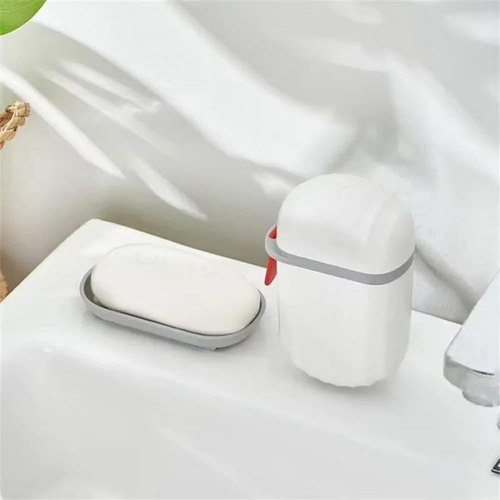 Draining Portable Soap Box Reusable Soap Container Household Plastic Soap Holder  Gym