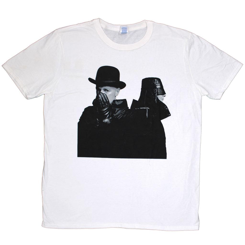 Men's Pet Shop Boys Electric Portrait 2014 T-Shirt Mens Womens Tees Top White