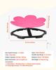 Kids Swivel Chair, 220 lbs Capacity, Flower Shape Sensory Spinning Chair, Autistic Kids Sensory Toy Seat with Non-Slip Metal Base, Toddler Sit & Spin