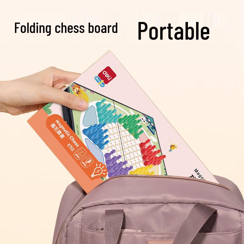 Deli 6755 Magnetic Foldable Chinese Checkers