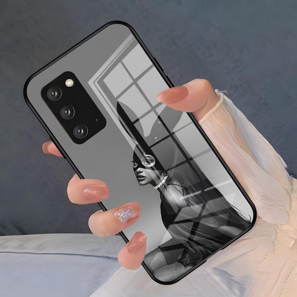 Singer Ariana Grande Phone Case For Samsung A25 A13 A33 5G A54 A36 A35 A56 A52 A14 Shockproof Glass Cover