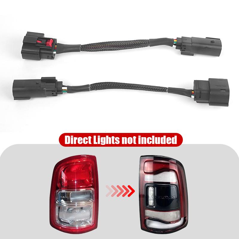Auto Halogen To Led Taillight Wire Harness Adapter For Dodge Ram 2500 & 3500 Models –2024 Halogen Tail Light Car Accessories