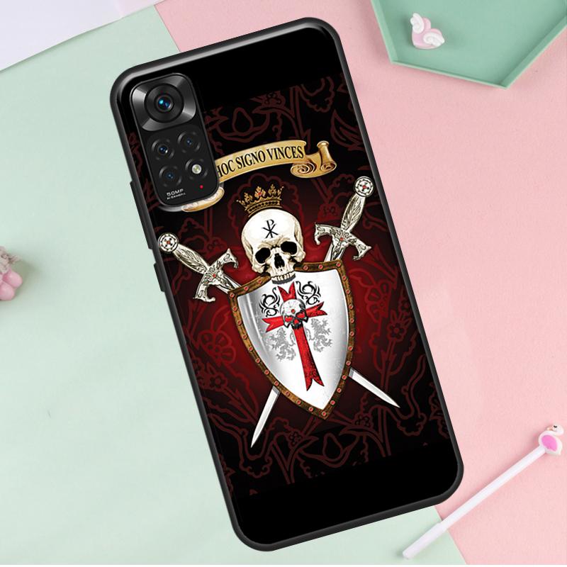 Templerritter für Redmi Note 12 Pro Plus Abdeckung für Redmi Note 10 8 9 11 Pro 12S 11S 10S 9S 9C 10C 12C Fall