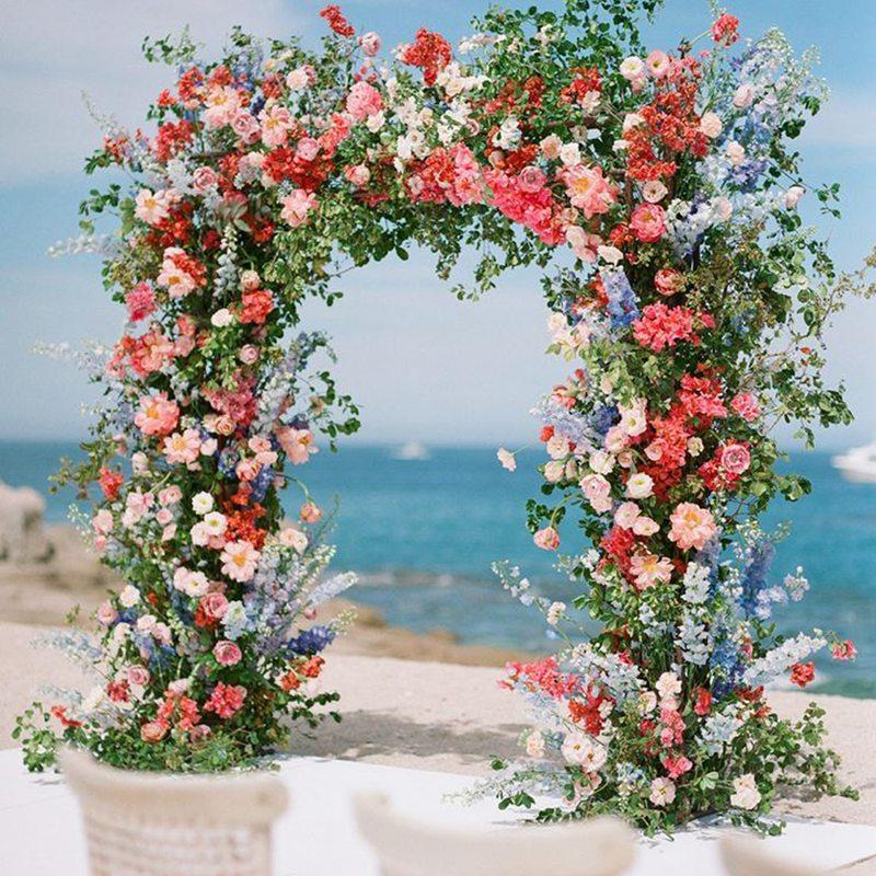 Wedding Arch Flower Frame Stand Balloon Arch Support Wedding Party Supplies Outdoor Lawn Decor Baby Shower Birthday Backdrop