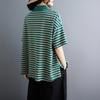 DIMANAF 2026 Summer Women Plus Size New Casual Blouse Shirt Print Short Sleeve Cotton Loose Lady Tops Tees Vintage