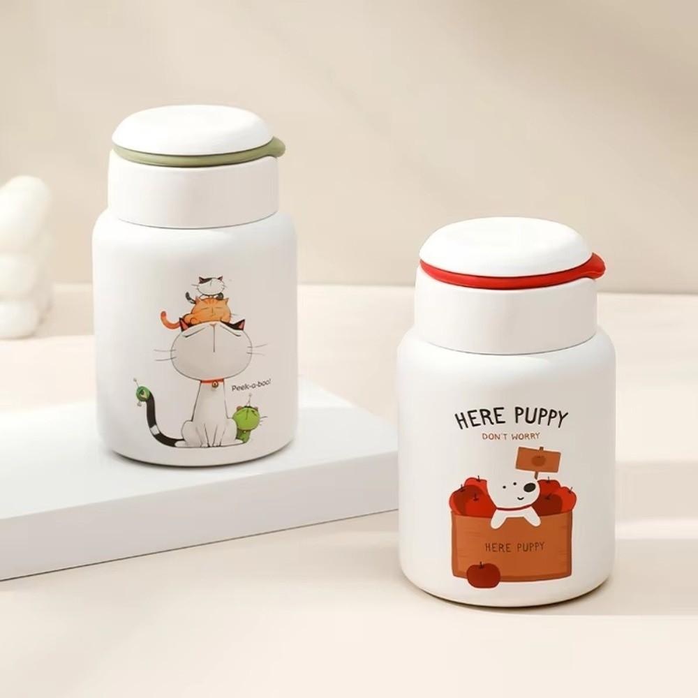 Stainless Steel Insulated Water Cup Cartoon Thermos Bottle Vacuum Thermal Cup  Travel