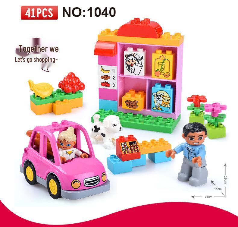 Large Building Blocks Puzzle Toy for Girls, Ages 3-6 - Early Education & Playhouse Gift