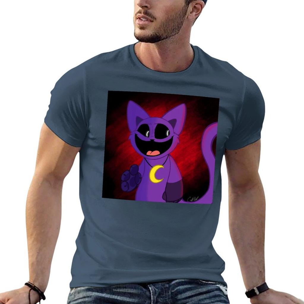 Worried CatNap TShirt Fashion Casual Short Sleeve TShirt