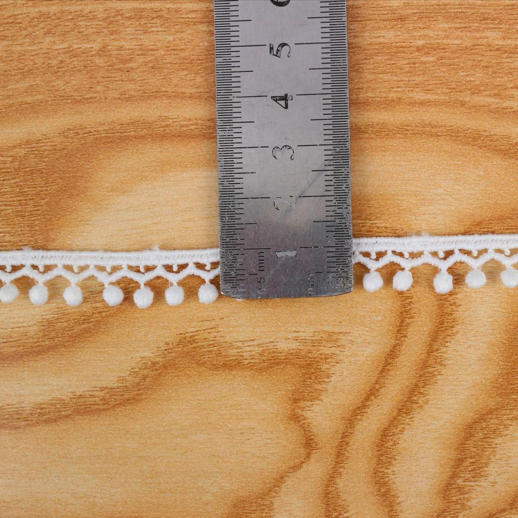 Milk Silk Lace, Hollow Water-Soluble Embroidery Unilateral Bean Lace Accessory Lace
