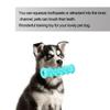 Pet Dog TPR Safety Molar Cleaning Tooth Rod Puzzle Training Playing Biting Toothbrush Toylake blue