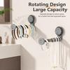 No-Drill Drying Rack Retractable Bathroom Towel Rack Hanger Organizer  for Bathroom&Balcony