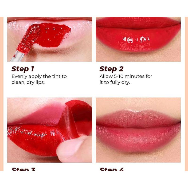 BEAUTY GLAZED - Langanhaltender matter Peel-Off-Lippenstift - 6 Farben