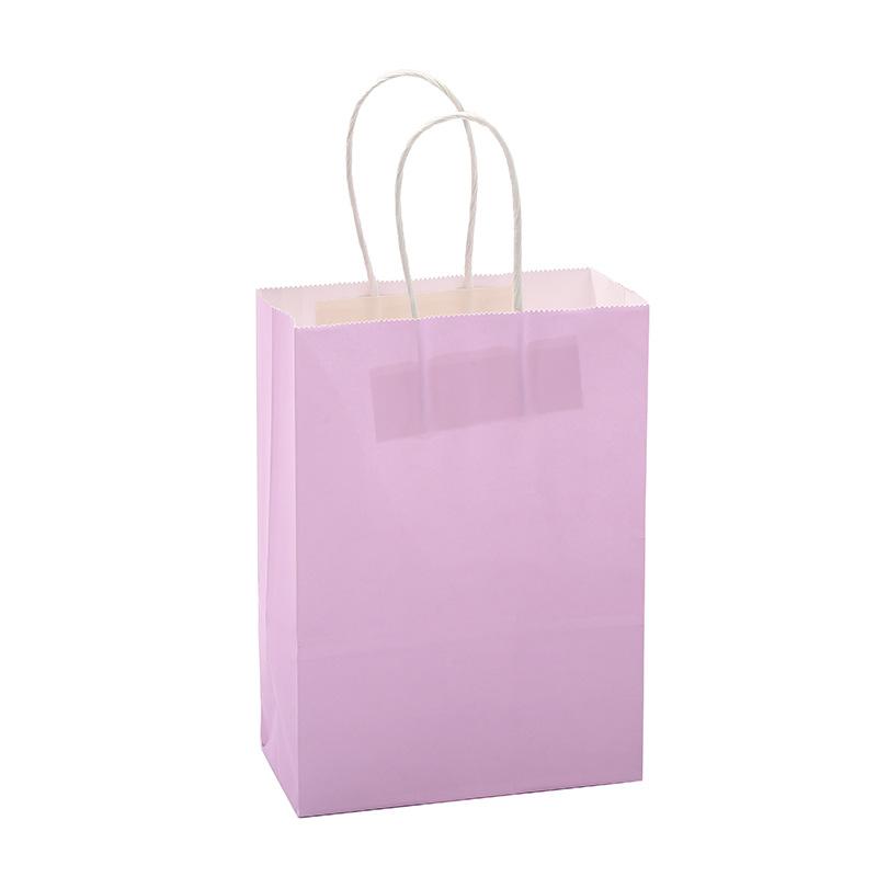 6pcs Macaron Paper Gift Bags Candy Gift Packaging Bags Kids Birthday Party Treat Bags Decoration Baby Shower Wedding Supplies