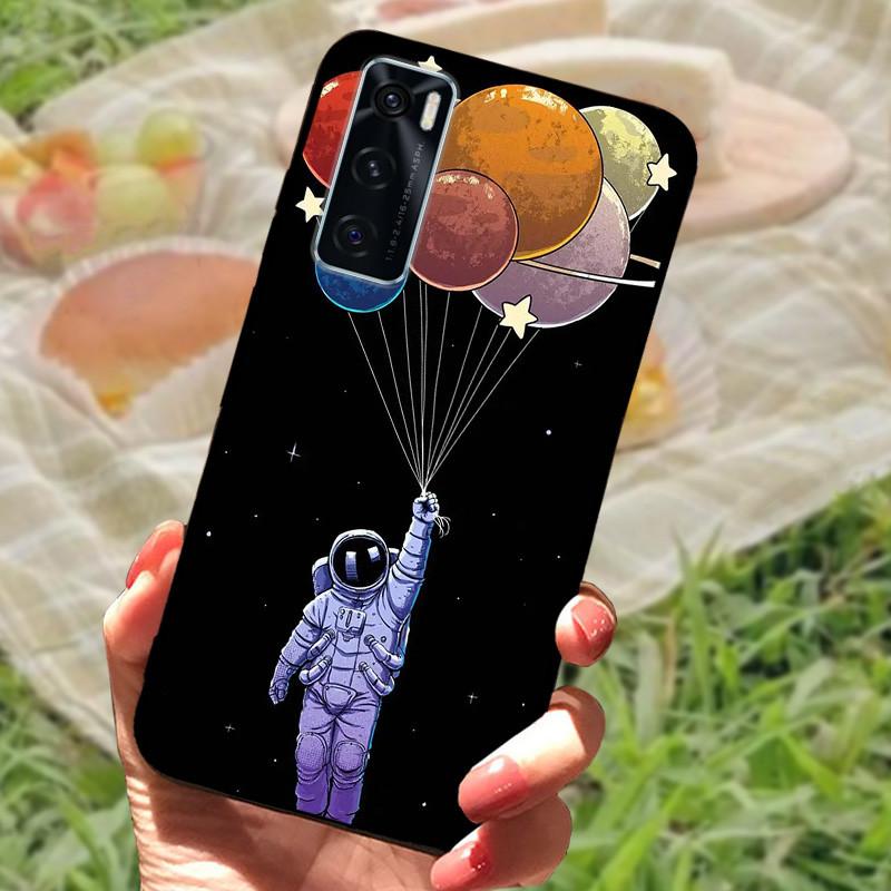 För Vivo V20 SE Fodral Skydd V2022 V2023 Silikon Mjuk Marmor Svart Stötfångare Funda Coque för Vivo V20 2021 V 20 V20SE V2025 V2024