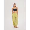 Budhi Mudra Diagonale Jogginghose  Gedämpftes Limettengrün  B61003apl44 G48