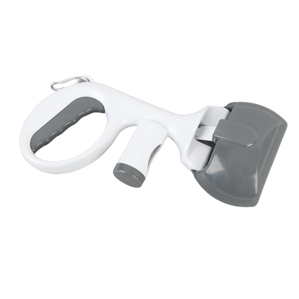 Portable Dog Waste Picker Pet Poop Grabber Cleaning Tool for Outdoor Walking Camping Picnic Grey