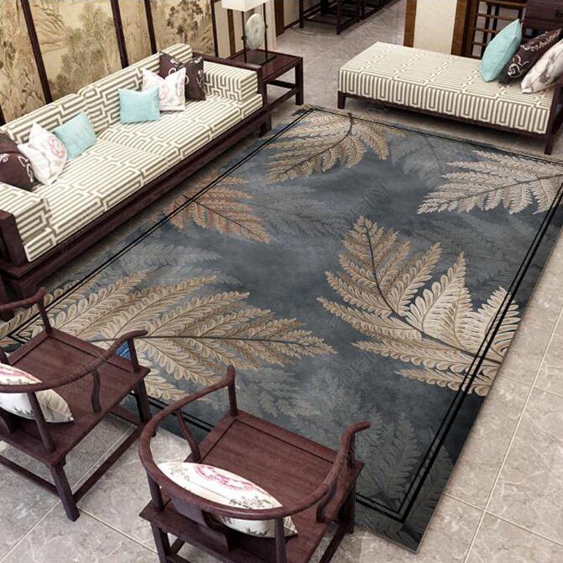 Nordic Living Room Carpet Bedroom Bedside Carpet Geometric Flower Carpet