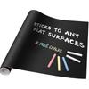 Yajnas 45X200 Cm Blackboard Sticker For Kids | Removable Wall-Mounted Blackboard For Home, School, Office | Includes 5 C