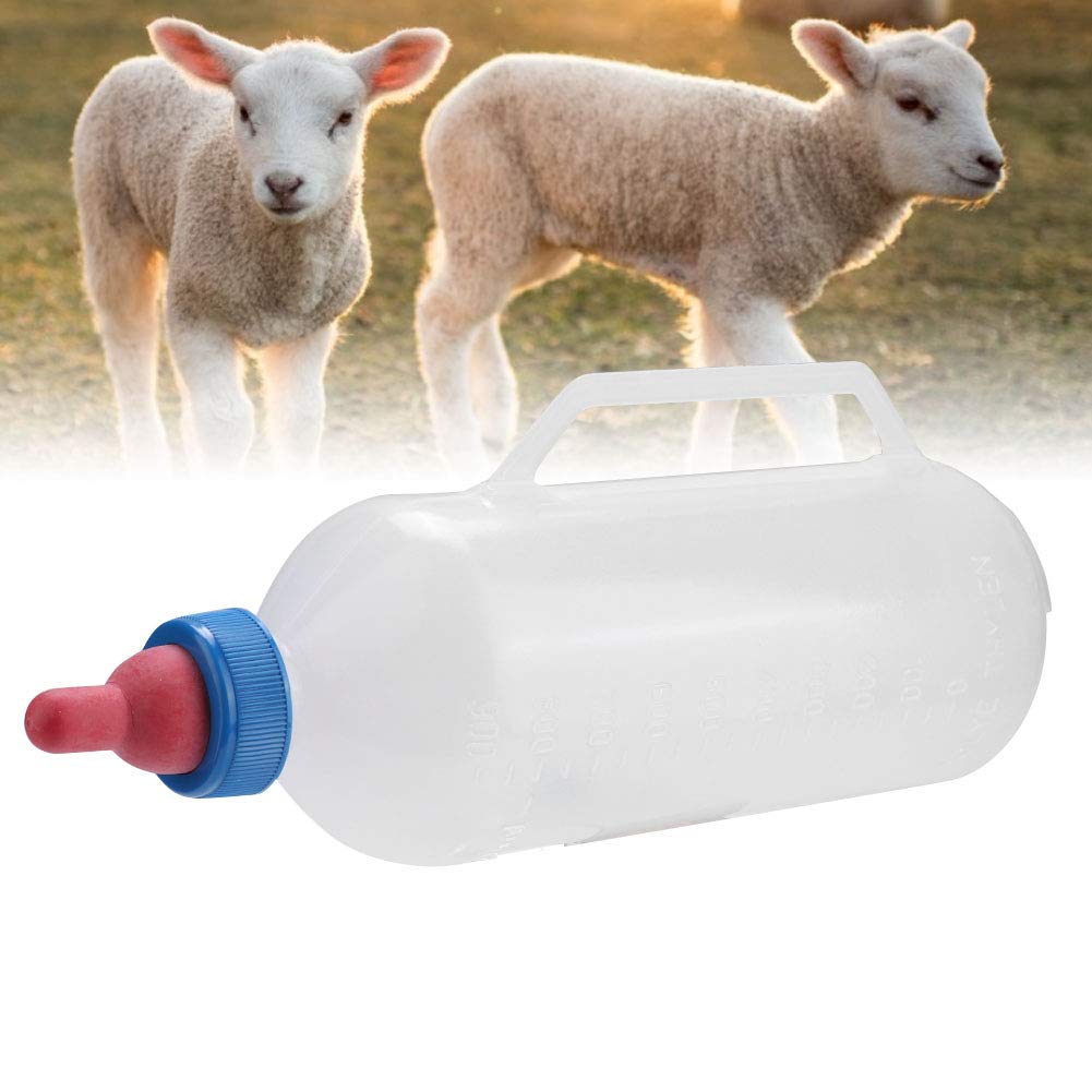 Feeding Goat Feeding Bottle with Large Nursing Livestock Farming Detachable Easy To Clean 1.5L Calf/Lamb Bottle, Capacity, Pacifier, Supplies,
