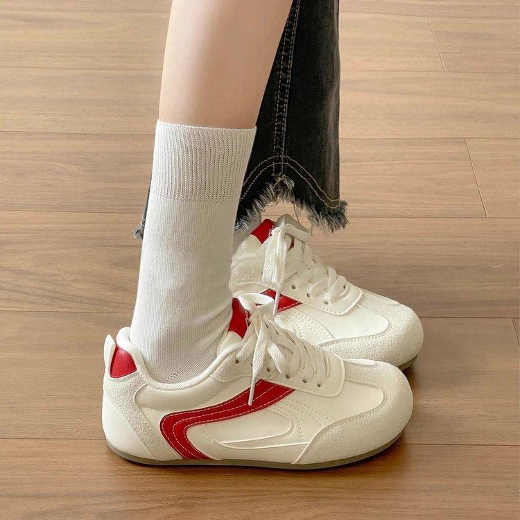 

Retro German training shoes women s 2025 new popular autumn versatile little white shoes ins trendy casual board shoes women s shoes 40 бежевий