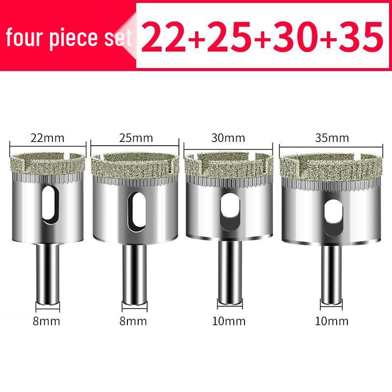Emery Glass & Tile Drill Bit, 3-200mm Rotary Hole Saw for Marble