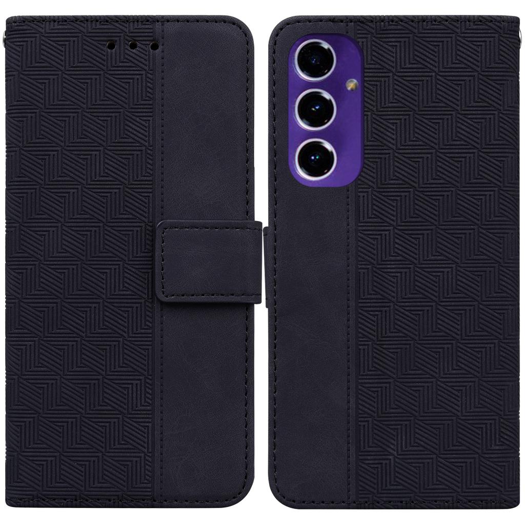 For Samsung Galaxy A16 5G/A16 4G Case Geometry Pattern Leather Wallet Phone Cover