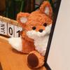 Cute Little Bear Warrior Doll Running and Hugging Bear Doll Fox Plush Toy Sleeping On The Bed To Comfort The Doll