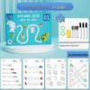 Penmanship & Logic Puzzle Calligraphy Practice Workbook for Early Education