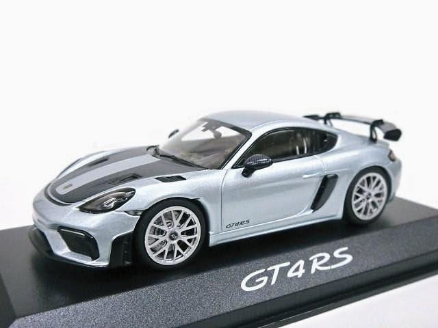 Porsche Custom Scale Porsche 718 Cayman GT4 RS 2023 1/43 (Silver)