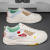 Herren Skate Sneaker Mode Plateau Skateboard Schuhe für Herren Neue Low Top Herren Casual Sneaker Bequeme Schnürschuhe Trendschuhe