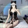 Domila Sexy Underwear Lace Temptation Transparent Hollow Sexy Onesie Women's Hot Open Uniform Suit