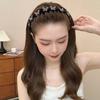 Wavy Rhinestone Hair Hoop Korean Style Butterfly Hair Band Elegant Star Headband  Jewelry