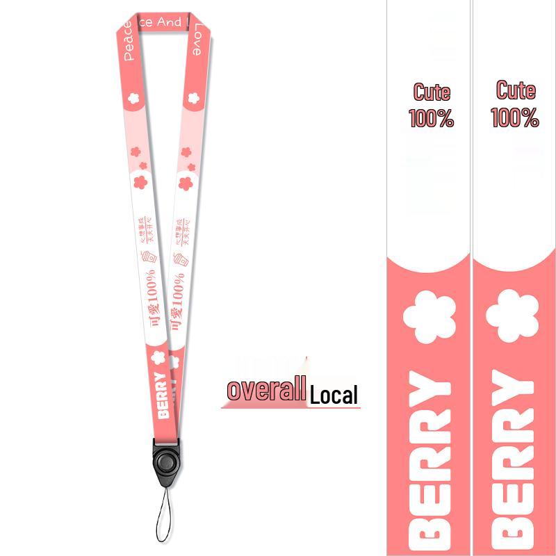 Lanyard Nero Multifunzionale Personalizzato Creativo con Porta Badge Separato per Badge Identificativi dei Dipendenti.