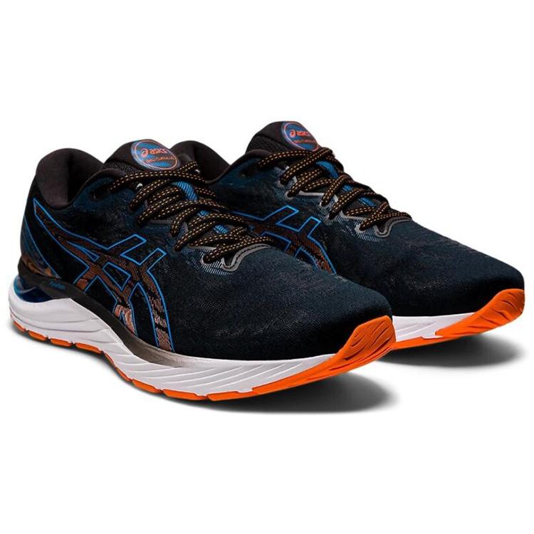 ASICS Gel-Cumulus 23 4E Wide 'Black Reborn Blue' Men's 1011B011-003