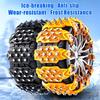 1PC Car Tire Snow Chain Universal SUV Car Off-road Vehicle Ice Breaker Artifact Adjustable, Wear-resistant Material