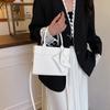 Simple Contrast Color Casual 2025 Large Capacity Summer New Fashion Design Crossbody Portable Small Square Bag Women