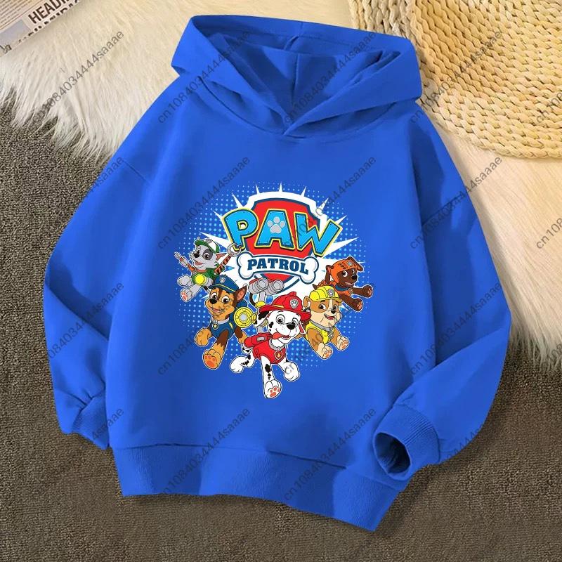 PAW Patrols Cartoon Chase Skye Kids Sweatshirt Printed Hoodie Trendy Long Sleeve Hoodies Girls Tops Clothing Boys Clothes Gifts