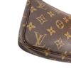 Used Louis Vuitton Monogram Pochette Accessoires M51980 Canvas Brown Authentic 1222