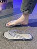 "Women's Outdoor Crystal Flip-Flops: Non-Slip Thong Sandals for Summer 2024"