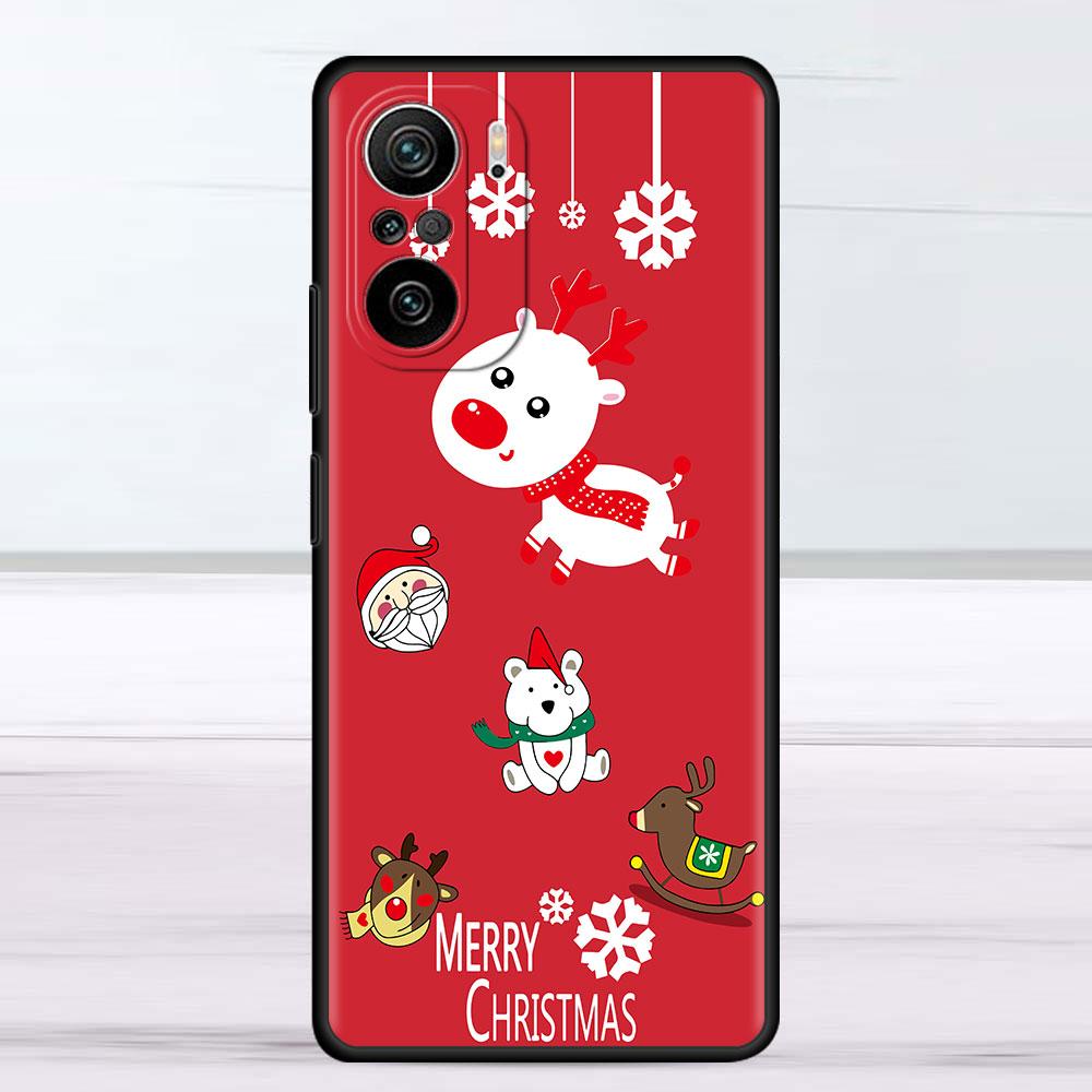 

Рождественский чехол со снеговиком для Xiaomi Redmi Note 11 10 9S 9 K40 Pro 7 8 9A 9C 8T 9T 10C 10Pro силиконовый чехол для телефона Redmi Note 10 Pro