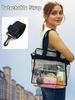 Clear PVC Tote Bag for Women – Large Capacity Waterproof Storage Bag for Gym, Swimming & Travel