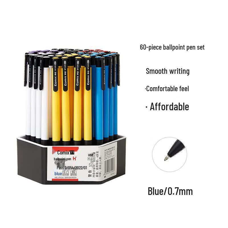 Comix BP102R Retractable Ballpoint Pen 0.7mm