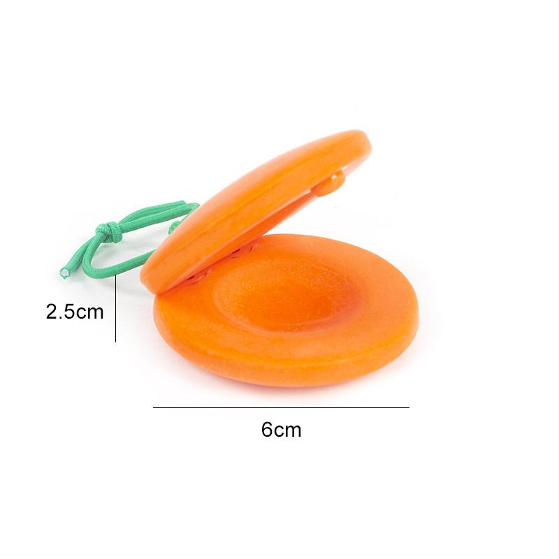 1 adet Ahşap Müzik Kastanyet perküsyon enstrümanı Eğlence Aksesuarları Enstrümanlar Yeni başlayanlar için uygun Ritim Geliştirme TMZ