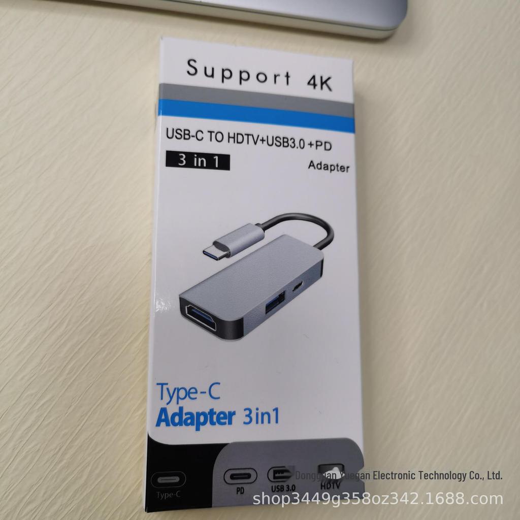 "3-in-1 USB-C Hub Expansion Dock for Apple Notebooks"