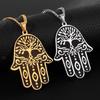 Ciondolo Mano di Fatima Nicchia Albero della Vita Collana Accessori