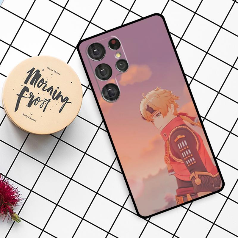 Genshin Impact ThoMa Case For Samsung Galaxy S24 FE S20 FE S21 S22 S23 S24 S25 Ultra S9 S10 S25 Plus Phone Cover