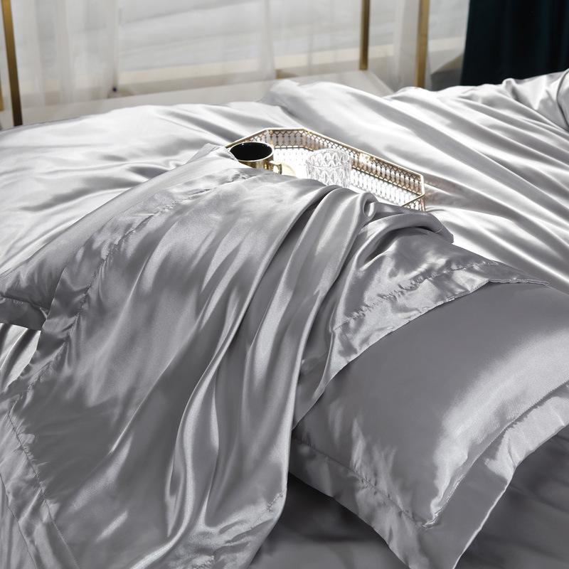 Silky Ice Satin Pillowcase - Imitation Silk